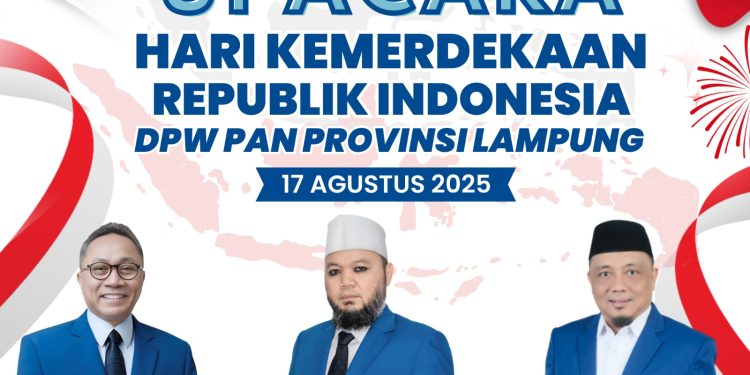 Upacara Hari Kemerdekaan Republik Indonesia, DPW PAN Lampung