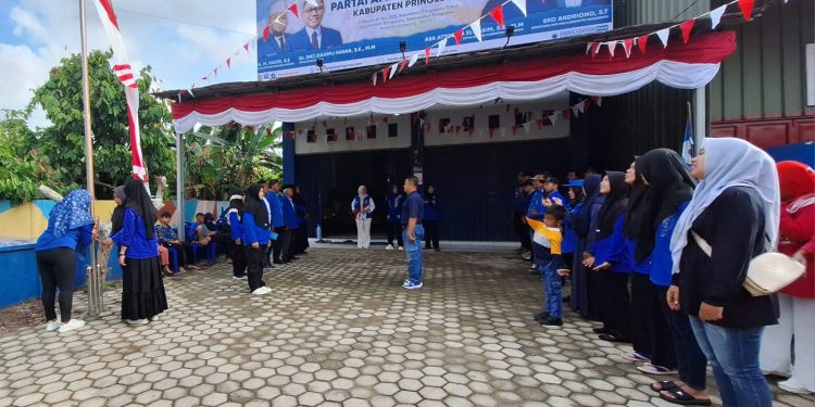 Peringatan HUT ke-80 RI di DPD PAN Pringsewu