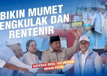 The launch of 80,081 Red and White Village Cooperatives by President Prabowo and Coordinating