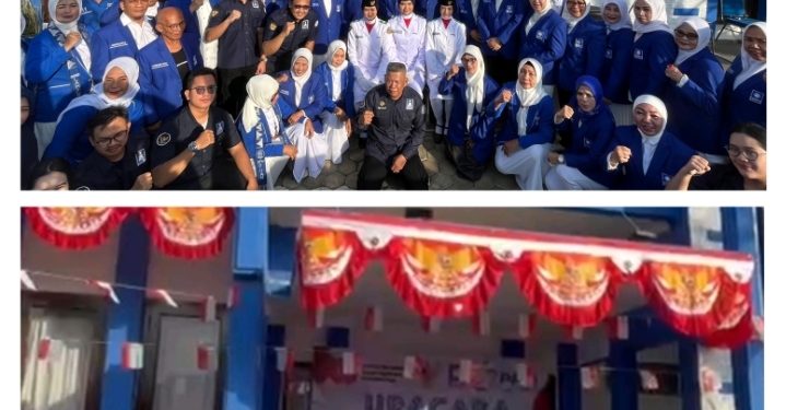 PAN Lampung bersama BM PAN, PUAN, Gelar Upacara HUT ke-80 RI di Sekretariatan DPW PAN Way Halim