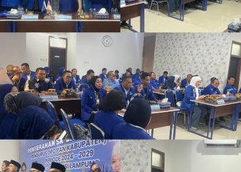 Penyerahan SK dan Pelantikan Pengurus DPD PAN Kabupaten/ Kota Periode 2024 – 2029 se – Provinsi Lampung