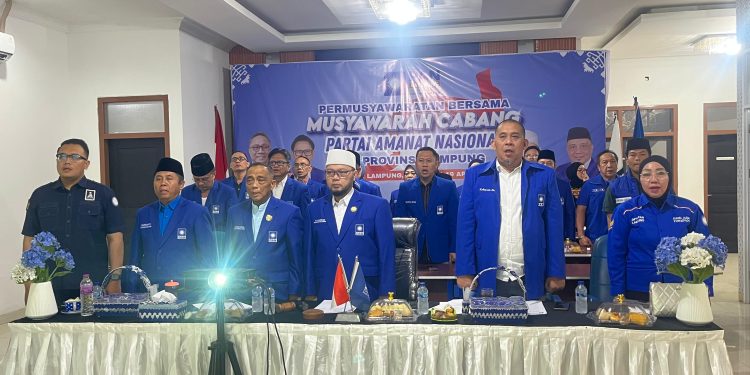 Muscab PAN Lampung, Perkuat Konsolidasi Internal Jelang Pemilu 2029