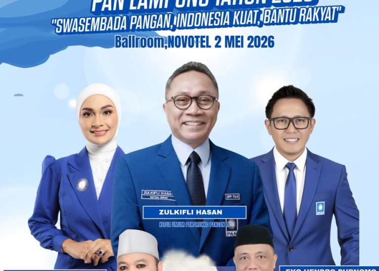 PAN Lampung Gelar Konsolidasi Akbar di Novotel, 1.500 Kader Siap “Satu Komando”