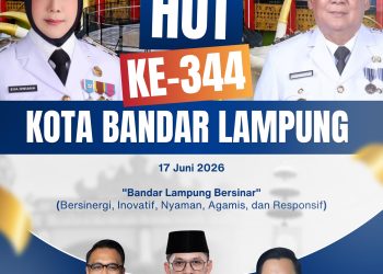 BM PAN Menyampaikan Selamat HUT ke-344 Kota Bandar Lampung pada 17 Juni 2026