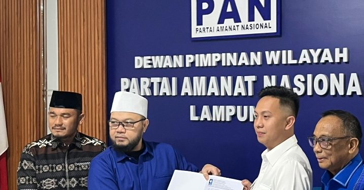 DPP PAN Resmi Tetapkan Galang Putra Rahman sebagai Calon Wakil Bupati Way Kanan