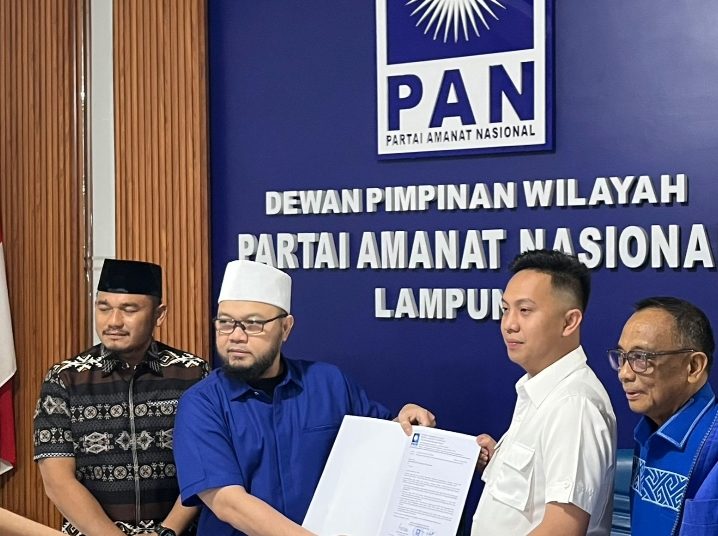 DPP PAN Resmi Tetapkan Galang Putra Rahman sebagai Calon Wakil Bupati Way Kanan